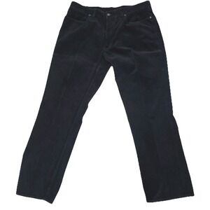 Polo Ralph Lauren Black Corduroy Pants Men's 36x32 Stretch Classic Fit